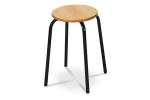 Stolička pracovná rúrková, výška sedáka 46 cm