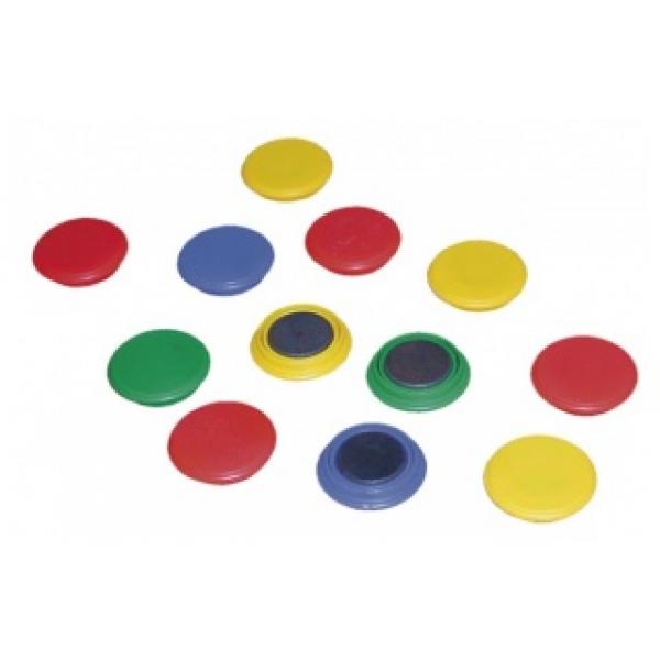 Magnety farebné (súprava 6 ks)