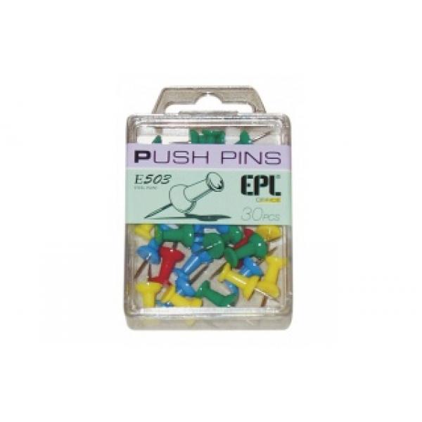 Push pins špendlíky (balenie 30 ks)